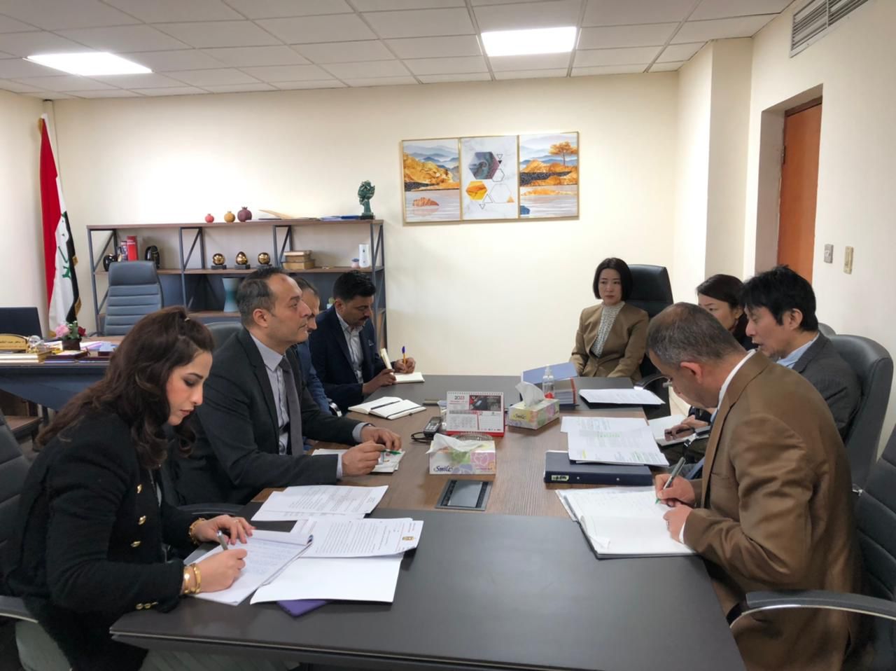 You are currently viewing <strong>وزارة التخطيط، تبحث مع الجانب الياباني مسودة اتفاقية التعاون العلمي والفني بين البلدين</strong>