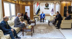 Deputy Prime Minister, minister of planning, welcomed the UNICEF Regional Director for the Middle East and North Africa