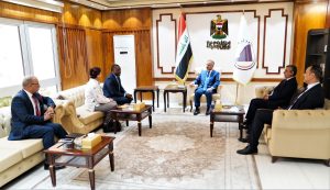نائب رئيس مجلس الوزراء، وزير التخطيط، يلتقي ممثل صندوق الامم المتحدة للسكان في العراق، ويبحثان التعاون المشترك ودعم جهود الوزارة لتنفيذ التعداد السكاني