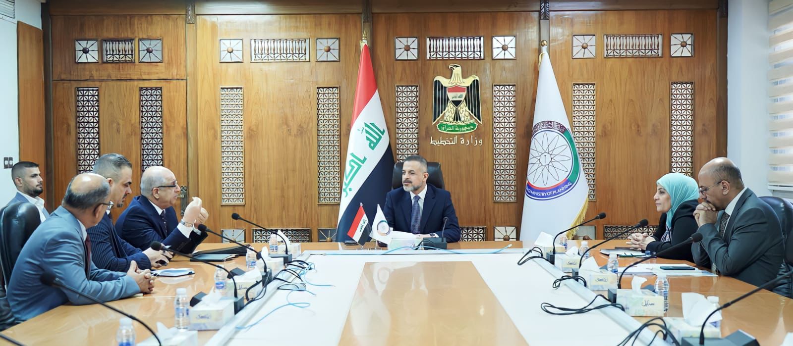 You are currently viewing نائب رئيس مجلس الوزراء، وزير التخطيط يترأس اجتماعا لمناقشة متطلبات اجراء التعداد العام للسكان ٢٠٢٤