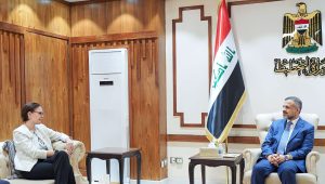 Read more about the article نائب رئيس مجلس الوزراء ، وزير التخطيط، يستقبل، ممثلة اليونسيف في العراق