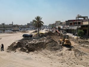 Read more about the article وزارة التخطيط تتابعُ ميداينا مشروع تصميم وتنفيذ مُجسر تقاطع شارع (77) القدس – العبور