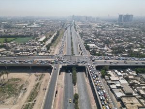Read more about the article فريق متخصص يتابع موقعيا مشروع تصميم وتنفيذ وتطوير تقاطعي الشالجية والطوبجي