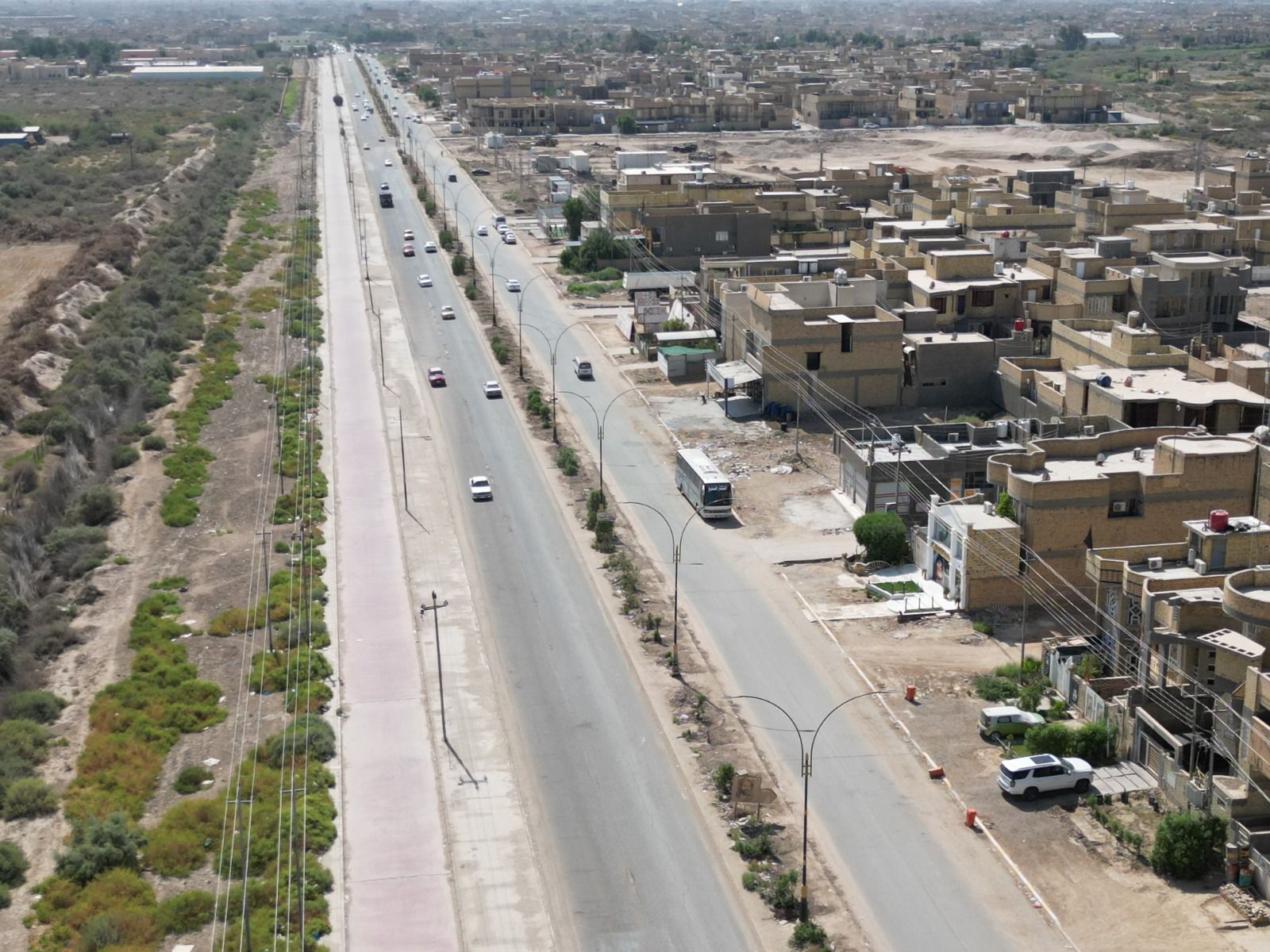 You are currently viewing وزارة التخطيط تتابعُ ميدانيا مشروع إنشاء الممر الثاني لشارع البدعة في قضاء الشطرة بمُحافظة ذي قار