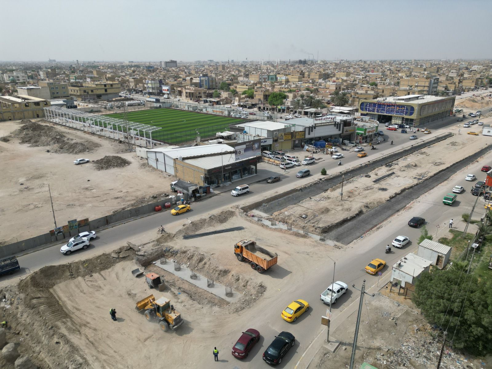 You are currently viewing وزارة التخطيط تتابع تنفيذ مشروع تصميم وتنفيذ جسر تقاطع طريق النبي إبراهيم الخليل (ع) مع طريق السريع المُجسر في محافظة ذي قار