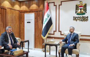Read more about the article نائب رئيس مجلس الوزراء، وزير التخطيط، يبحث مع سفير الاتحاد الاوربي، التعاون المشترك ومتابعة تنفيذ التزامات دول الاتحاد مع العراق