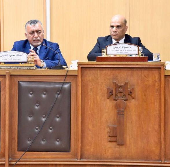 You are currently viewing المركز الوطني للتطوير الاداري، ومجلس الخدمة الاتحادي، يبحثان تطوير الخطة التدريبية للمديرين العامين في مؤسسات الدولة