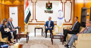 Read more about the article نائب رئيس مجلس الوزراء، وزير التخطيط يلتقي سفير الاتحاد الاوربي في العراق، ويبحثان مشروع اعادة اعمار المدن القديمة، في البصرة ونينوى، وتطوير القطاع الخاص