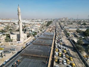 Read more about the article وزارة التخطيط تتابعُ ميداينا مشروع تصميم وتنفيذ مُجسر تقاطع شارع (77) القدس – العبور، ومشروع تقاطع قرطبة في العاصمة بغداد
