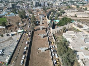 Read more about the article وزارة التخطيط تواصل مُتابعاتها الميدانية، لمشاريع فك الاختناقات المرورية وتزور مشروع إنشاء مُجسّر لتطوير تقاطع دورة- سيدية على طريق (بغداد – حلة)