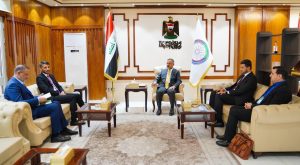 Read more about the article نائب رئيس مجلس الوزراء، وزير التخطيط، يلتقي محافظ النجف الاشرف، ويبحثان واقع المشاريع التنموية في المحافظة