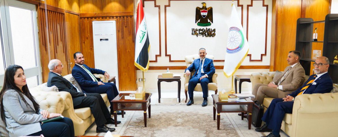 You are currently viewing نائب رئيس مجلس الوزراء- وزير التخطيط يستقبل رئيس ديوان اوقاف الديانات المسيحية والايزيدية والصابئة المندائية