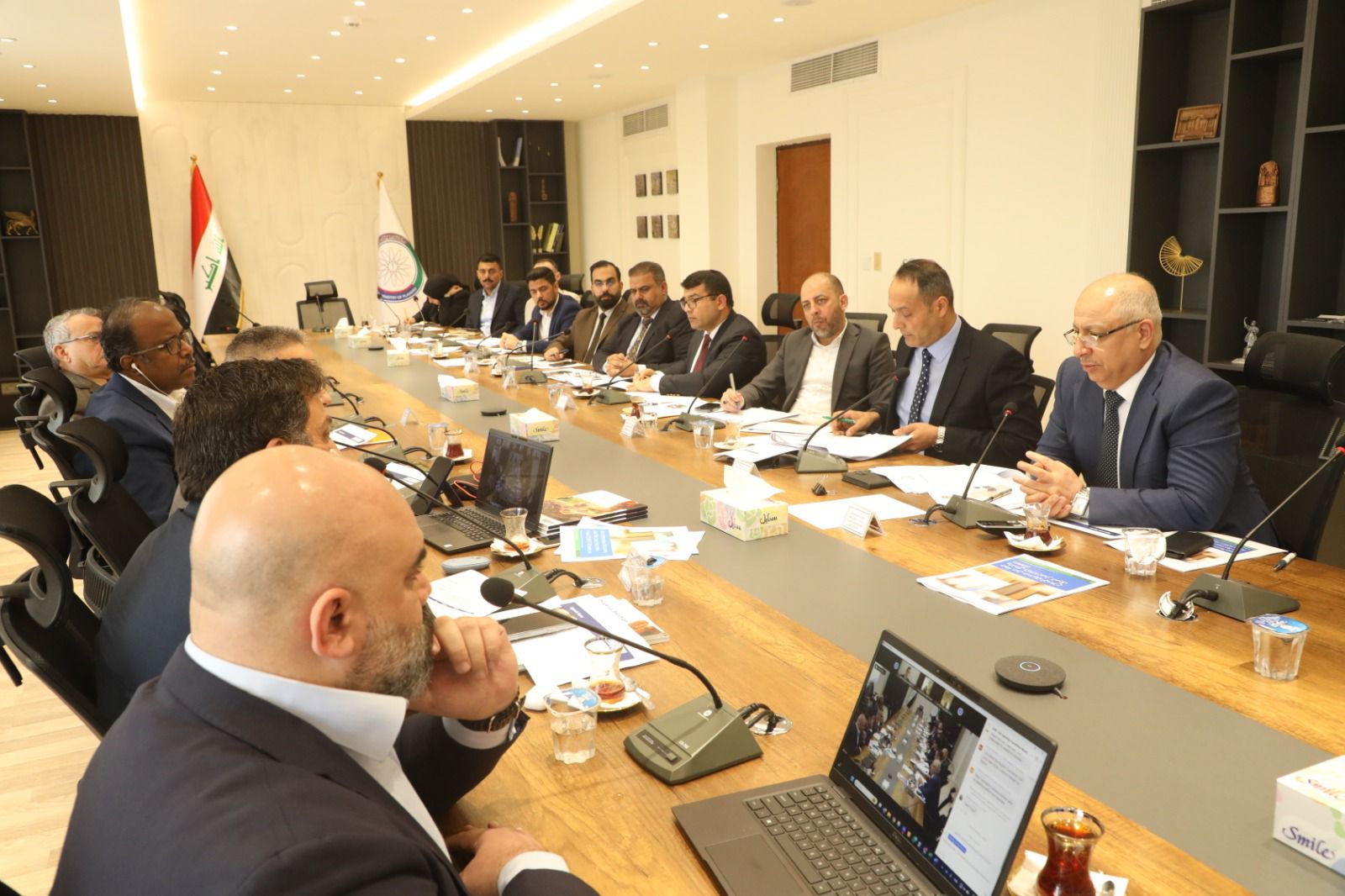 You are currently viewing وزارة التخطيط تبحث مع البنك الدولي الخطة المُحدّثة لعمل صندوق الإصلاح والتعافي وإعادة إعمار العراق