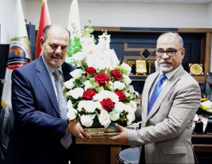 Read more about the article نائب رئيس مجلس الوزراء- وزير التخطيط، يبعث برقية تهنئة وباقة ورد الى نقيب الصحفيين العراقيين والعرب