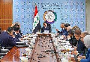 Read more about the article نائب رئيس مجلس الوزراء- وزير التخطيط، يترأس اجتماعا وزاريا مشتركا، بين الحكومة الاتحادية وحكومة اقليم كردستان حول اليات توحيد الاجراءات في المنافذ الحدودية