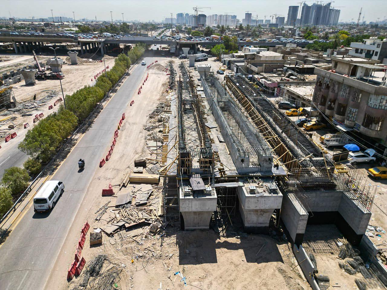 You are currently viewing وزارة التخطيط تطّلع ميدانيا على مشروع تصميم وتنفيذ وتطوير تقاطعي الشالجية والطوبجي ببغداد