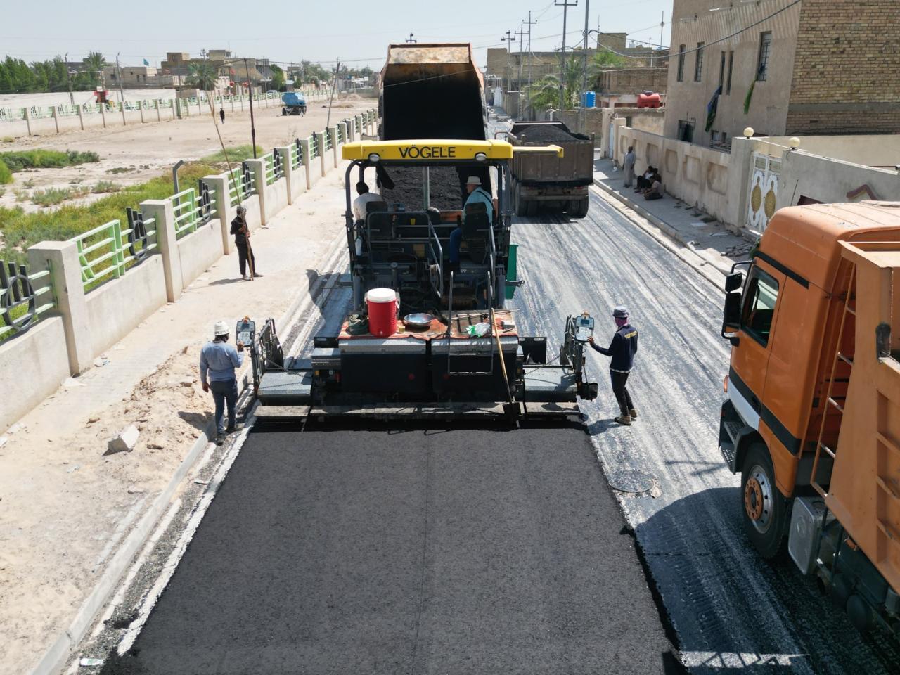 You are currently viewing وزارة التخطيط تتابعُ ميدانيا تنفيذ مشروع تأهيل وتطوير البنى التحتية لقضاء الحي في محافظة واسط