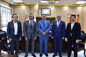 Read more about the article نائب رئيس هيأة الاحصاء يزور محافظة الديوانية ويبحث مع محافظها ورئيس جامعة القادسية، استعدادات المحافظة لاجراء التعداد السكاني يوم الاربعاء المقبل