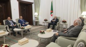 Deputy Prime Minister and Minister of Planning Dr. Mohamed Ali Tamim arrives in Algeria