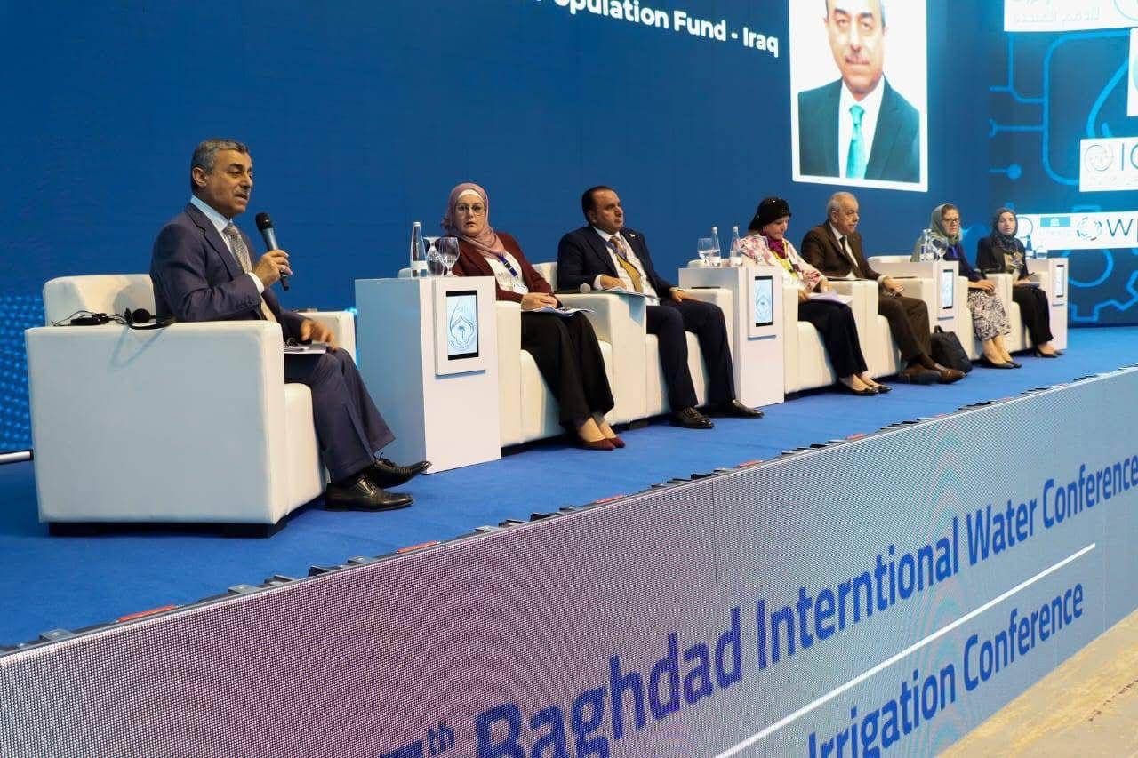 You are currently viewing وزارة التخطيط تشارك في مؤتمر بغداد الدولي الخامس للمياه وتسلّط الضوء على تأثير شح المياه على المرأة الريفية