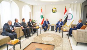 Read more about the article نائب رئيس مجلس الوزراء- وزير التخطيط، يستقبل وزيري المالية والطاقة اللبنانيين، ويبحثون افاق التعاون بين البلدين في مجالات الطاقة والاستثمار والمصارف