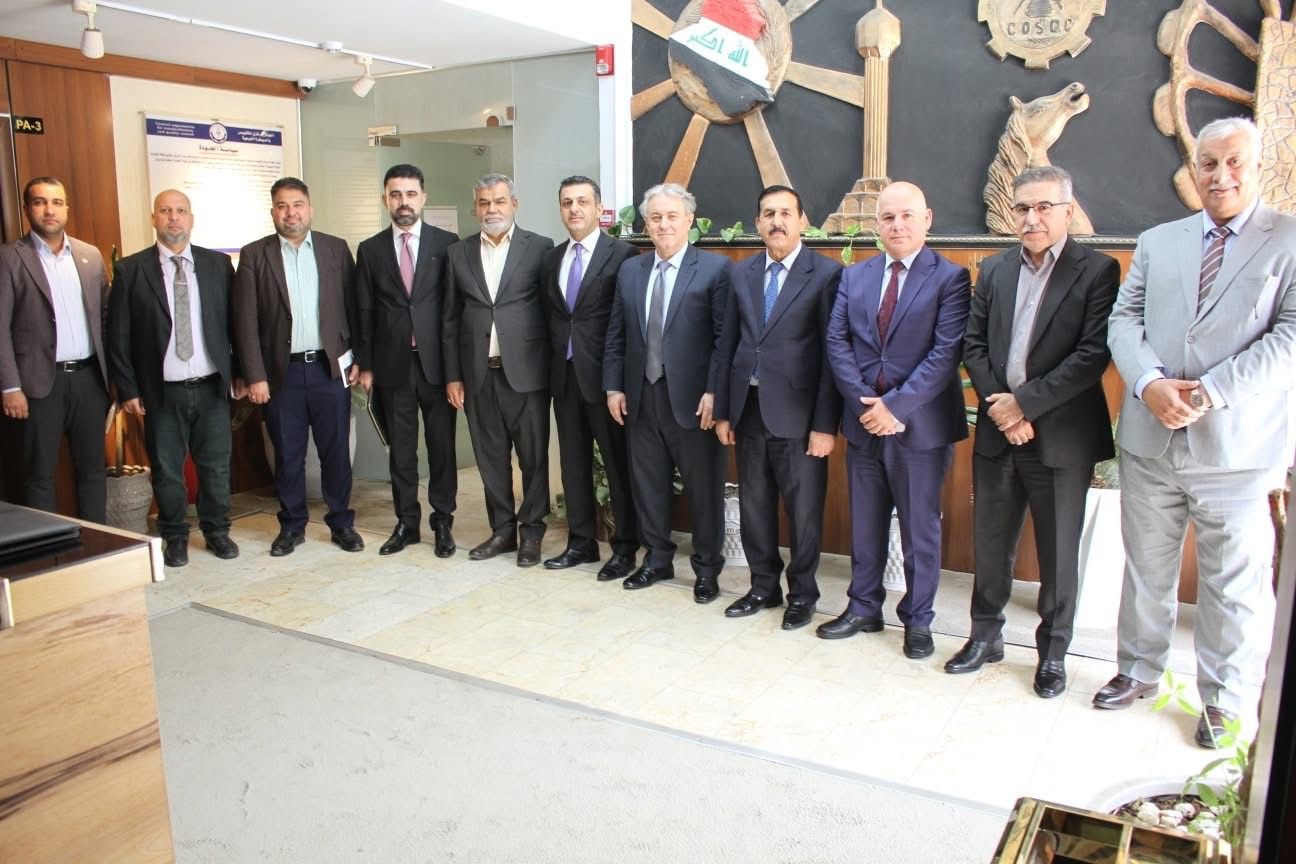 You are currently viewing الجهاز المركزي للتقييس والسيطرة النوعية في وزارة التخطيط، يبحث مع وفد من اقليم كردستان توحيد إجراءات دخول السلع والبضائع الموردة إلى العراق