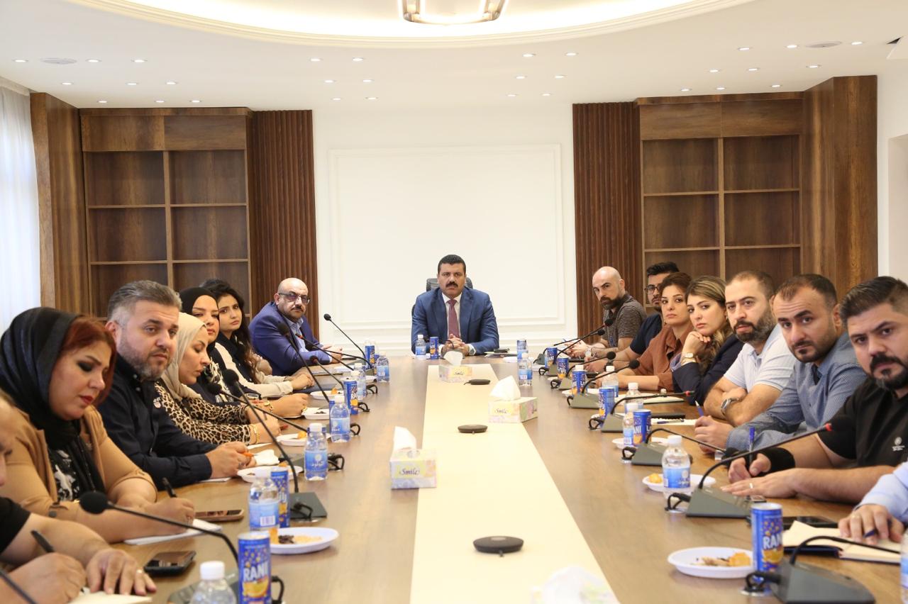 You are currently viewing الصندوق الاجتماعي للتنمية في وزارة التخطيط، يعقد ورشة عمل حول نظام إدارة المعلومات الخاص بإدارة المشاريع