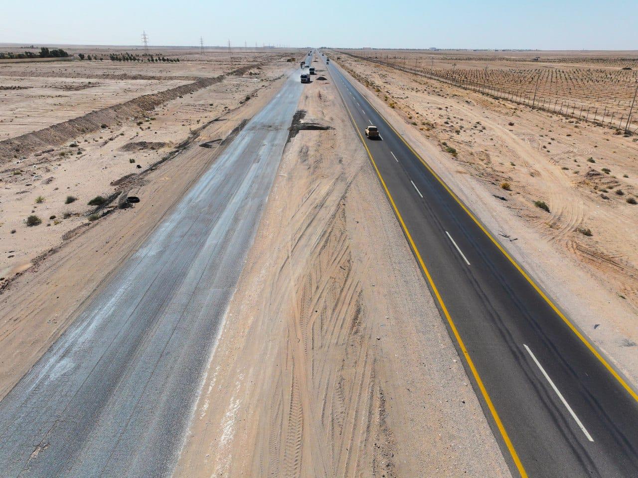 You are currently viewing وزارة التخطيط تبحث ميدانياً إمكانية استئناف العمل بمشروع صيانة وإكساء طريق كربلاء – الرزازة