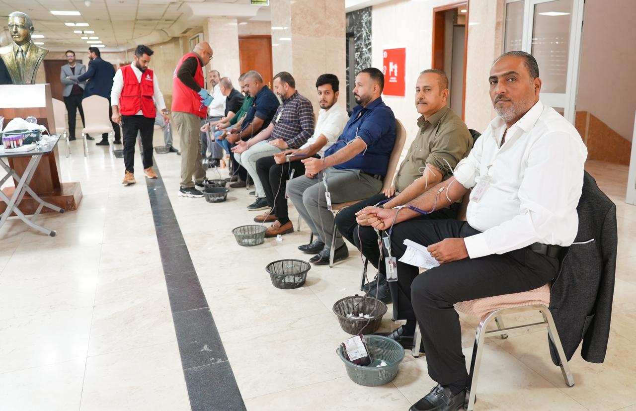 You are currently viewing وزارة التخطيط تُنظّم حملة للتبرّع بالدم دعماً لمرضى السرطان