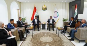 وزير التخطيط وكالة يلتقي محافظ الأنبار ويبحثان واقع المشاريع المنفذة في المحافظة