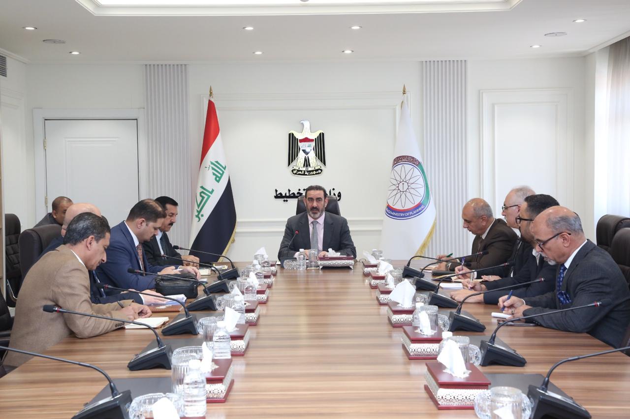 Read more about the article وزير التخطيط وكالة يوجه بإنشاء منصة إلكترونية لجهاز التقييس وربطها بنظام تتبع البضائع