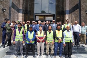 Read more about the article وكيل وزارة التخطيط للشؤون الفنية يتفقد عددا من المشاريع الخدمية والصحية والسياحية والاستثمارية في نينوى ويشارك في افتتاح مركز صحي الحدباء ويزور مستشفى الأورام والطب النووي